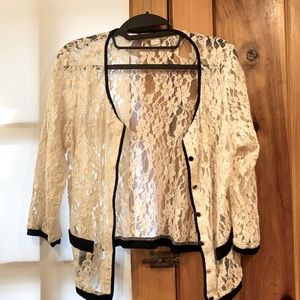 Lace cardigan